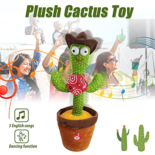 Juguete de peluche de cactus bailarín - Juguete de peluche de cactus bailarín - Juguete de baile de cactus, coche, hogar decoración