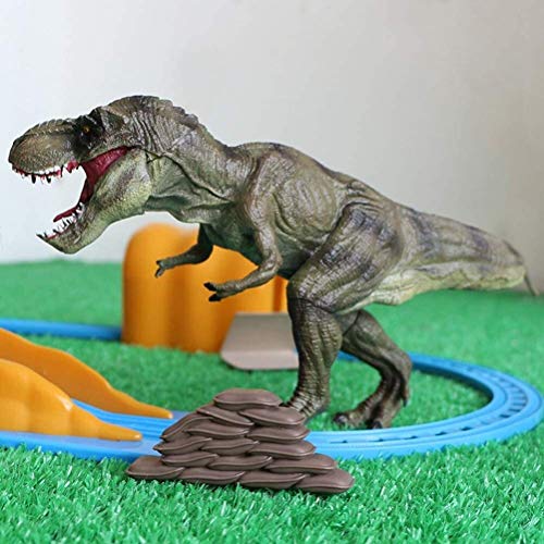 Juguete educativo PVC Jurassic World Park Tyrannosaurus Rex Dinosaurio Juguetes Plástico PVC Figura de acción Juguetes para Niños Regalos Negro