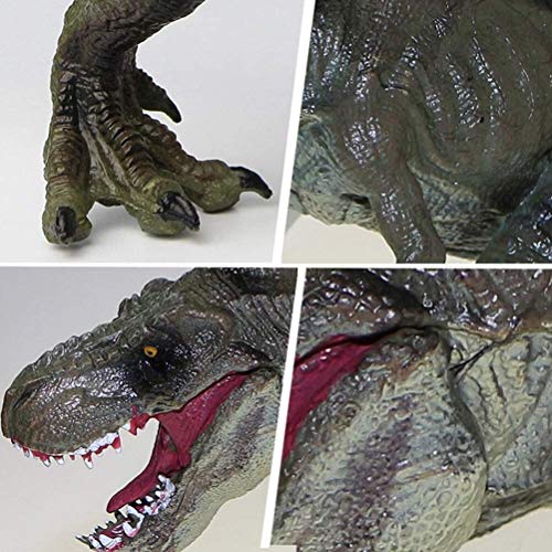 Juguete educativo PVC Jurassic World Park Tyrannosaurus Rex Dinosaurio Juguetes Plástico PVC Figura de acción Juguetes para Niños Regalos Negro