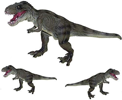 Juguete educativo PVC Jurassic World Park Tyrannosaurus Rex Dinosaurio Juguetes Plástico PVC Figura de acción Juguetes para Niños Regalos Negro