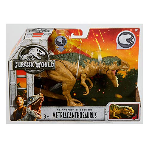 Jurassic World Dino Sonidos Metriacanth, dinosaurio de juguete- (Mattel FMM28)