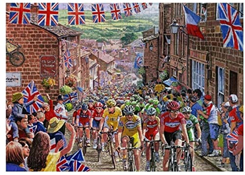 JYSHC 1000 Piezas Rompecabezas El Tour De Yorkshire Cartel Adultos Niños Juguete De Madera Juego Educativo Zf427Ds