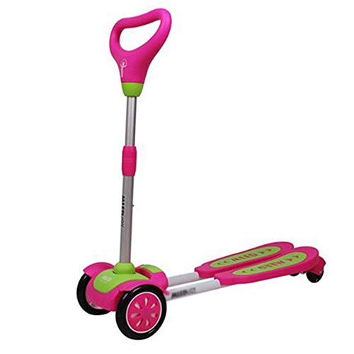 JYTB Flicker Wiggle Scissor Scooter, 4 Ruedas Plegable Speeder Push Swing Scooter Tri Slider para niños de 3 a 6 años