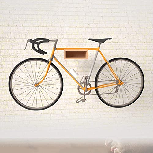 JYTFZD Yuchen- Estacionamiento de Bicicletas de Madera montado en Pared, Estante de Almacenamiento de Bicicletas de Carretera Interior Multifuncional, Tienda de exhibición de Tienda de Bicicletas