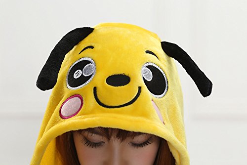 Katara-(10+ Modelos) Kigurumi Pijamas Disfraz Animal Halloween Adultos, Color abeja, Talla 165-175cm (1744)