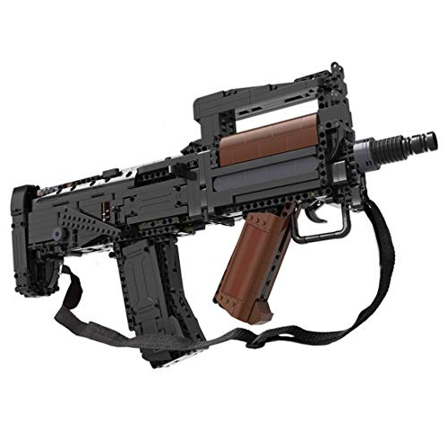 KDDEON Bloques de construcción Modelo de Pistola técnica, Modelo de Ametralladora Militar con Balas, Compatible con Lego, Juego de Pistola técnica de 1504 Piezas para Adultos y niños