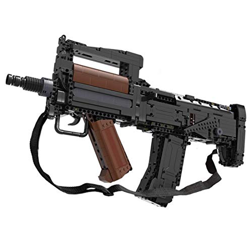 KDDEON Bloques de construcción Modelo de Pistola técnica, Modelo de Ametralladora Militar con Balas, Compatible con Lego, Juego de Pistola técnica de 1504 Piezas para Adultos y niños