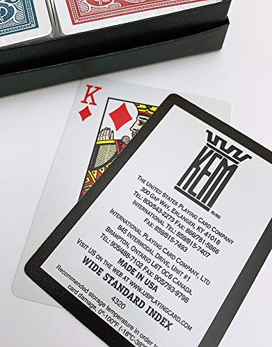 Kem- Arrow Wide Standard Index Baraja de Cartas Profesional, Color Rojo y Azul, Poker (Cars 1007268)