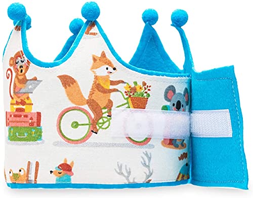 Kembilove Corona Primer Cumpleaños – Coronas Infantiles para niños y niñas cómodas y suaves para la Piel – Fiesta de cumpleaños Smash Cake Animales – Regalos Personalizados