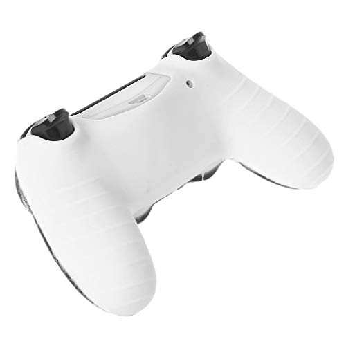 KERDEJAR Gamepad Controller Funda Protectora de Silicona + 2 Tapas de Agarre para PS4