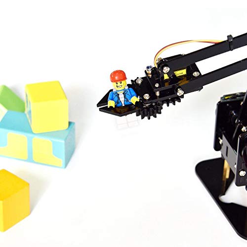 KEYESTUDIO Robot Arm para Arduino IDE, 4-Axis Servo Control con UN0 Board