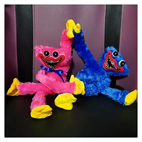 KeYou 40 cm Juguete de Peluche Juego Amapola Playtime muñeca Dibujos Animados Figura Suave Animales muñecas Suave Relleno de Horror Juego rodeando muñeca Azul Monstruo Pingüino (Color : Pink)