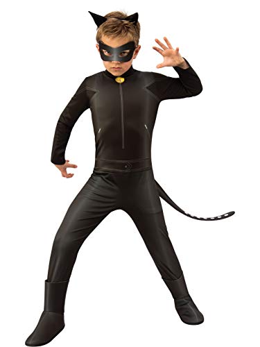 Kids Miraculous Ladybug Cat Noir Fancy Dress Costume Medium