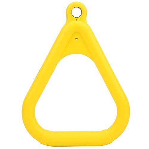 Kids Pull Up Ring, Anillo de Entrenamiento para Niños 80 Kg con Soporte de Carga Amarillo para Equipo de Patio para Barra de Columpio para Patio Trasero para Equipo de Entrenamiento(Amarillo)