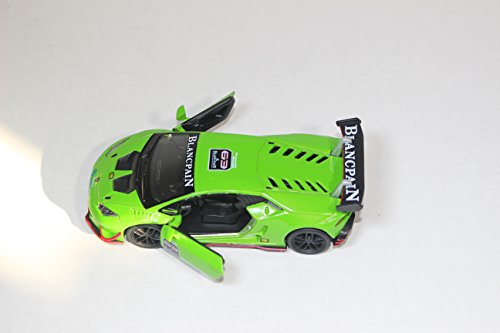 Kinsmart Lamborghini Huracan LP 620-2 Super Trofeo Car 1:36 Escala de Retroceso Acción Color Verde Metalizado