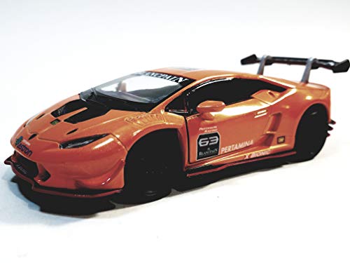 Kinsmart Supercar italiano mandarina naranja Huracan LP 620-2 Super Trofeo 1/36 escala diecast coche