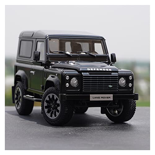 Kit Juguetes Coches Metal Resistente 1/18 para Land Rover Guardian 90 SUV Modelo De Coche Aleación Negra Exhibición Decoración Regalo Coleccionable Maravilloso Regalo