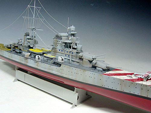 Kits de Modelo de Rompecabezas de portaaviones Militares, Escala 1/700, Juguetes de Rompecabezas de Crucero Pesado de Zara de Italia, Regalos para niños, 20,5 Pulgadas