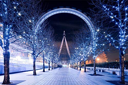 Kits De Pintura Al Óleo De Bricolaje Por Números, Lienzo De Pintura Al Óleo London Eye, Noria, Noche, Para Adultos Y Dibujo Decoración Del Hogar Para Principiantes 40x50cm