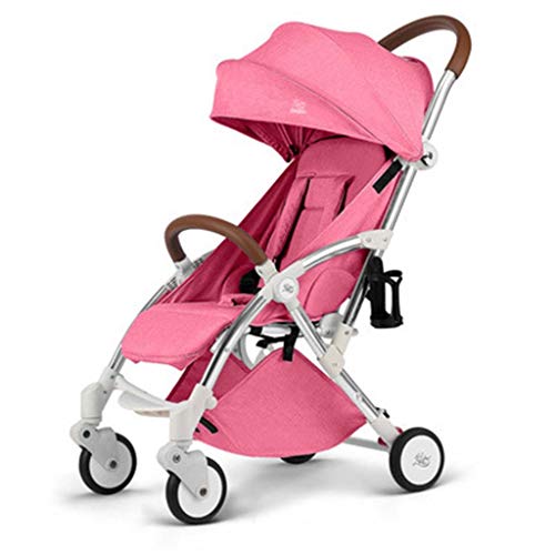 KKCD-Cochecito De Bebésilla De Paseo Kid Pram | Cochecito De Bebé Plegable Con Freno Seguro, Respaldo Ajustable, Que Incluye Reposapiés, Ruedas Giratorias De 360 ​​grados, Para Edades De 0 A 5 Años Si