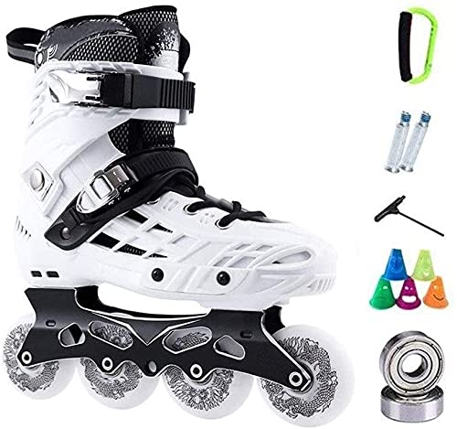 KMILE Patines Roller Safe Outdoor Safe Duraderable Patines En línea Fitness Rendimiento Adorno Cuchillas En línea Patines Speed ​​Speed ​​Roller Patines para Principiantes y Adolescentes