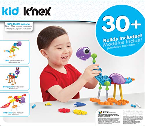 K'NEX Dino Dudes - Juego de construcción para niños a partir de 3 años , color/modelo surtido