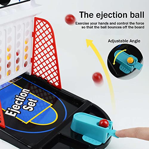 KUNMEI Juego de Baloncesto en Miniatura de Mesa, Juego de Disparar con Los Dedos de Escritorio, Máquina de Tiro de Baloncesto con Los Dedos, Juego de Mesa de Escritorio para Niños y Adultos