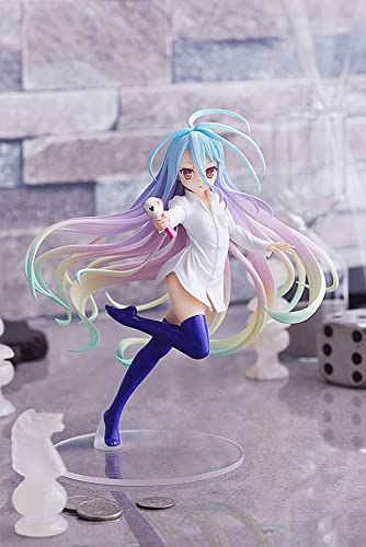 Kurrma Figura de Anime Niña Bonita NO Game NO Life/Shiro/Sniper Ver. Figura de acción Modelo de Personaje de Anime/Estatua Material de PVC Anime coleccionables/decoración 16 cm / 6,3 Pulgadas