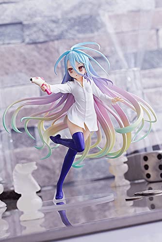 Kurrma Figura de Anime Niña Bonita NO Game NO Life/Shiro/Sniper Ver. Figura de acción Modelo de Personaje de Anime/Estatua Material de PVC Anime coleccionables/decoración 16 cm / 6,3 Pulgadas