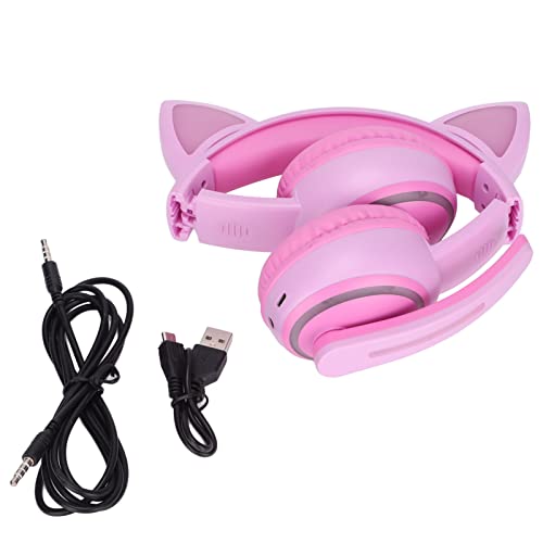 LAJS Auriculares para Niños, Auriculares para Niños con Diadema Ajustable, Multifuncionales con Micrófono para Niñas, Estudio, Viajes, Regalos de Cumpleaños