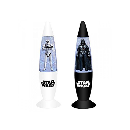 Lampara led colores con purpurina de Star Wars