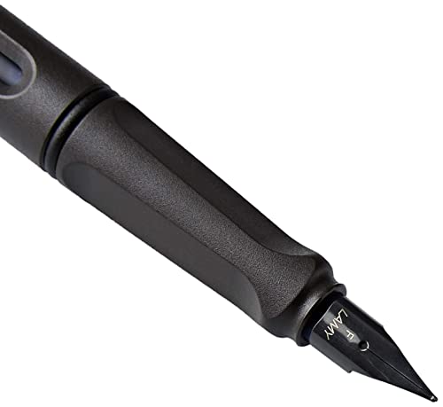 Lamy 17-LH Safari Fountain - Pluma estilográfica, para zurdos, color Umbra