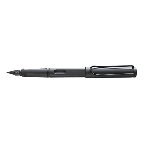 Lamy 17-LH Safari Fountain - Pluma estilográfica, para zurdos, color Umbra