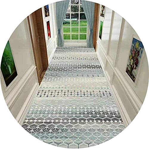 Larga alfombra de corredor de pasillo con espalda antideslizante, estera de puerta brillante suave para la escalera de la escalera de la escalera de la escalera de la escalera de la escalera de la esc