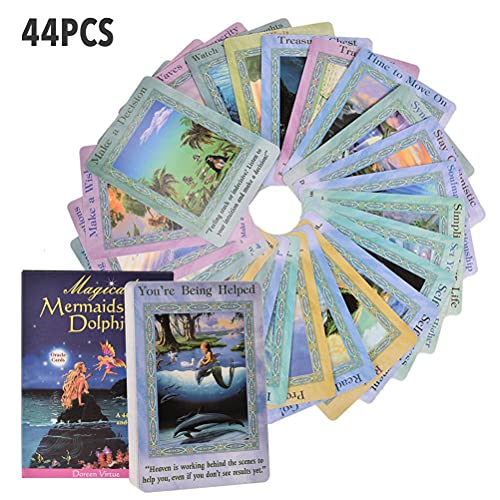 Las mágicas Sirenas y Delfines Oracle Tarjetas Tarot Card DIVEMINA DE Entretenimiento DE Tabla DE Tabla DE Tabla DE Tabla DE Tabla DE Tabla DE Familia Familia DE DIRECCIÓN Tarjetas de Juego