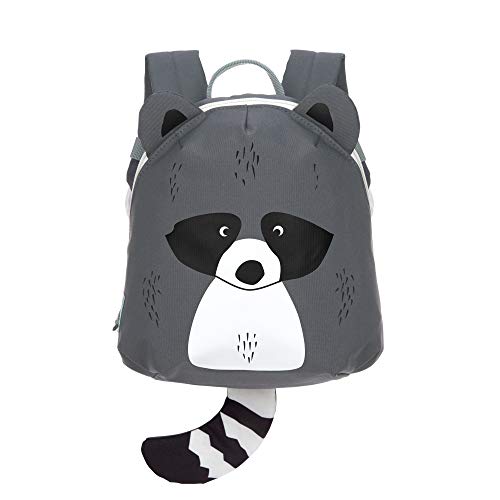 LÄSSIG About Friends Tiny Backpack Mochila infantil pequeña para el jardín de infancia con correa para el pecho a partir de 2 años, 24 cm, 3,5 L, Racoon