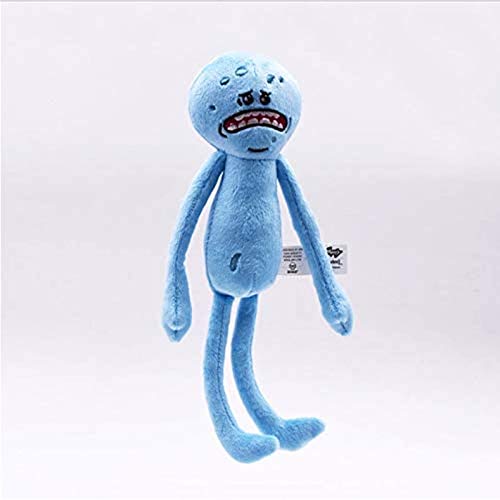 LDDZAU Rick y Morty Peluche Mr. Smith Meeseeks muñeco de Peluche de Dibujos Animados Juguete para niños Regalo de cumpleaños 27cm