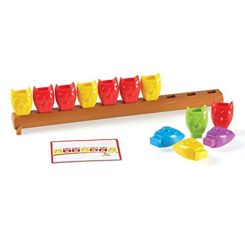 Learning Resources- Set de Actividades de Contar del 1 al 10 con búhos, Color (LER7732)