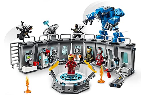 Lego  76125 Super Heroes Iron Man: Sala De Armaduras, Juguete De Construcción +  76164 Marvel Los Vengadores Hulkbuster De Iron Man Vs. Agente De A.I.M., Juguete De Construcción para Niños  + 8 Años