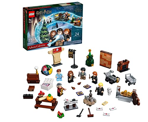 Lego Adviento 2021 Star Wars 75307 & Harry Potter 76390 - Juego de kit de construcción