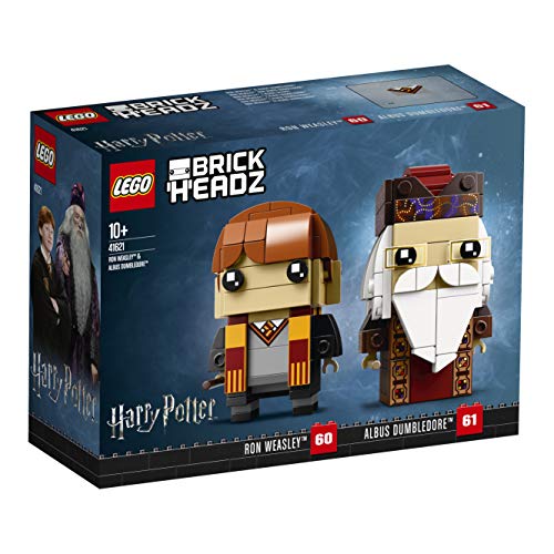 Lego Brickheadz 41621 Set De Construcción Ron Weasley Y Albus Dumbledore, Multicolor