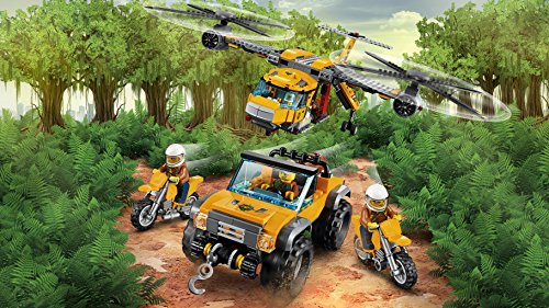 LEGO City 60162 Jungla de alimentación helicóptero construcción Juguete