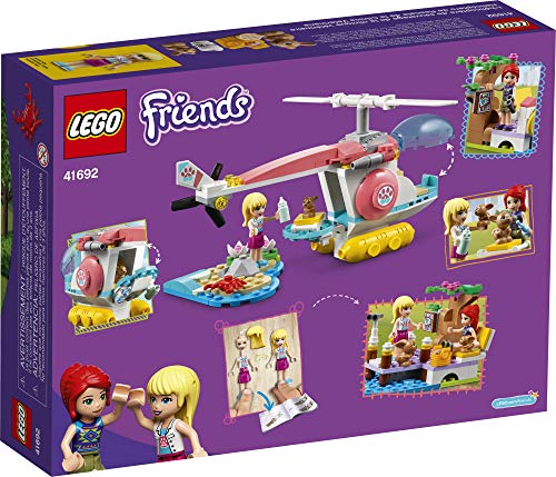 LEGO Friends Vet Clinic Rescue Helicóptero 41692 Kit de construcción; es un gran cumpleaños para niños, nuevo 2021 (249 piezas)