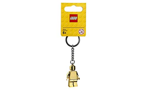 LEGO - Llavero minifigura, color dorado (850807)