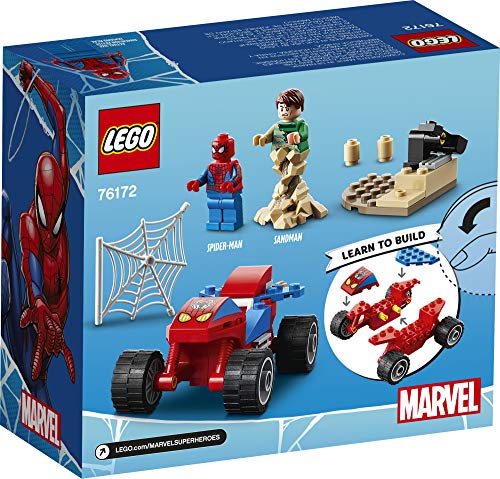 LEGO Marvel Spider-Man: Spider-Man y Sandman Showdown 76172 Juguete de construcción coleccionable, nuevo 2021 (45 piezas)