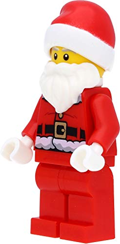 LEGO Minifigura de Santa Claus (espalda impresa), Papá Noel y accesorios