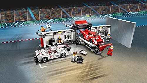 LEGO Speed Champion - Playset Puesto de reparación Porsche, Multicolor (75876)