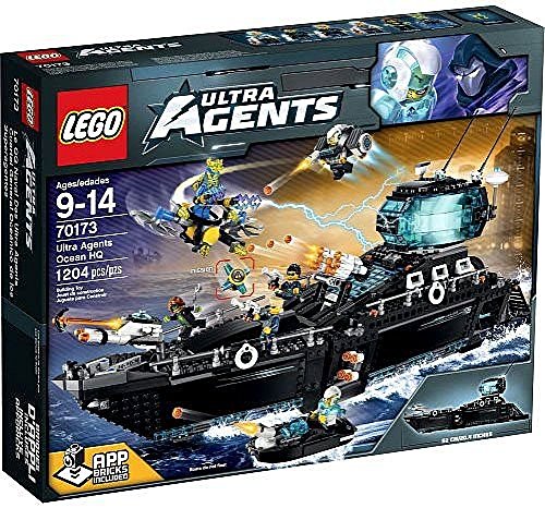 LEGO Ultra Agents Ocean HQ 1204pieza(s) - Juegos de construcción (9 Año(s), 14 Año(s), 1204 Pieza(s))