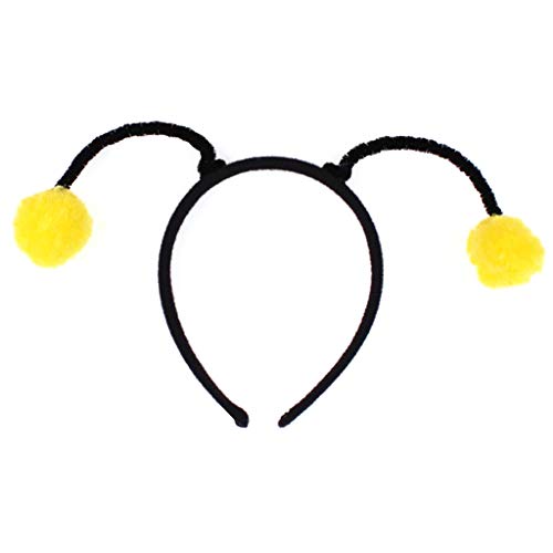 Leiouser - Diadema para mujer y niña, diseño de abeja, con pompón, para disfraz de cosplay