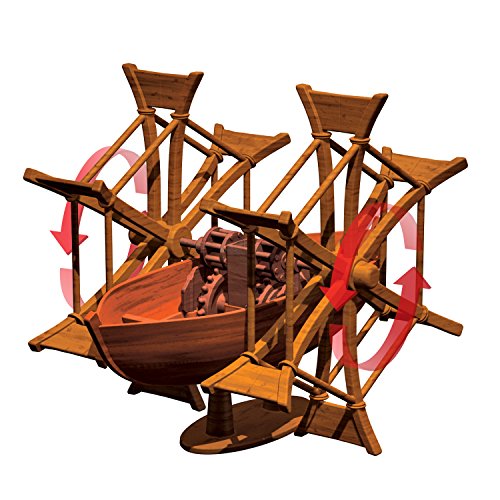 Leonardo da Vinci - Juego de construcción de barco de pala